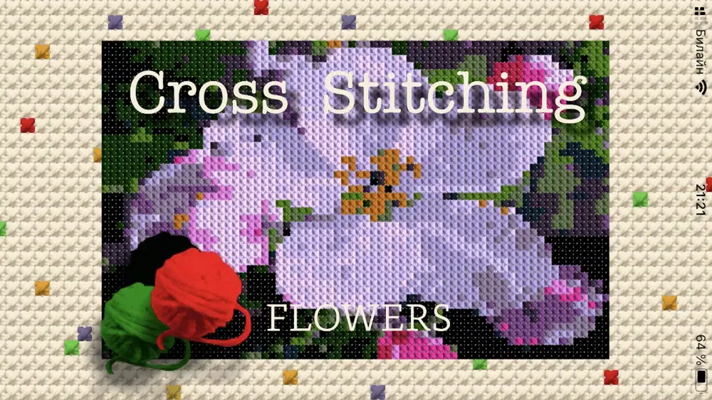 Cross Stitching Flowers应用截图