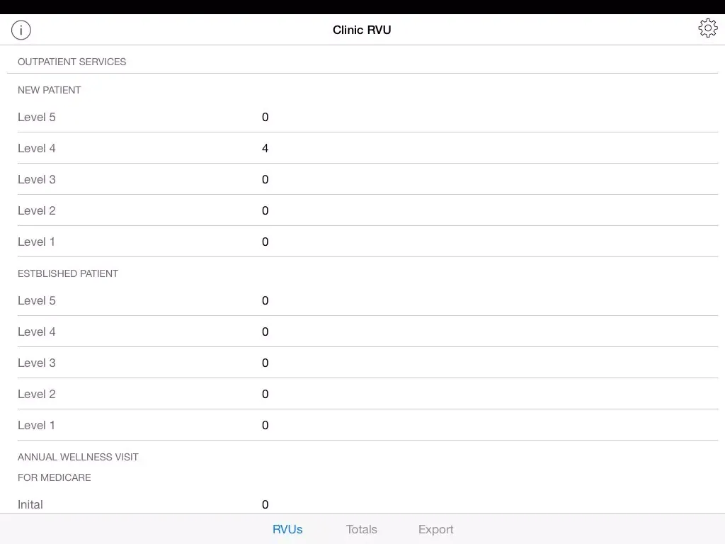 Clinic RVU - Track charges, collections, RVU, and physician pay iPad  スクリーンショット