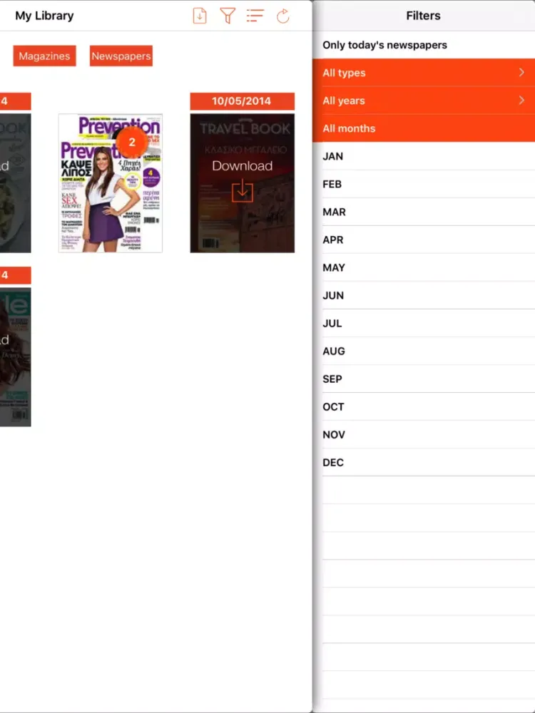 Tangkapan skrin ReadPoint iPad 