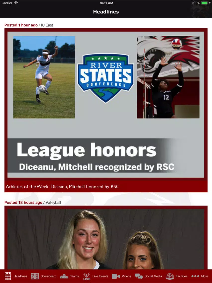 صور IU East Red Wolves Athletics iPad 