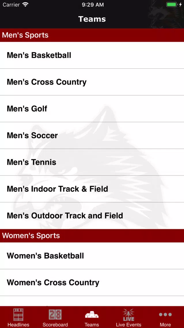 صور IU East Red Wolves Athletics