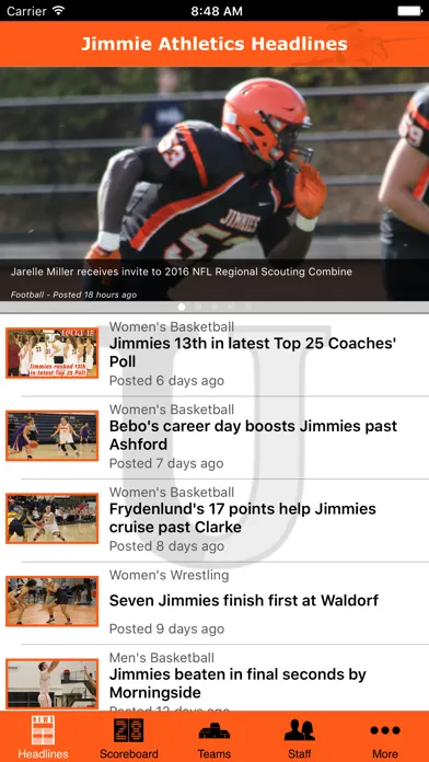 Tangkapan layar JimmieAthletics.com