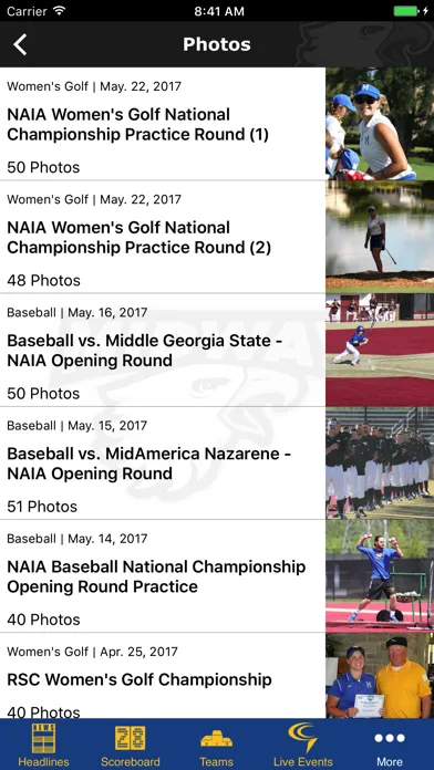 Midway University Athletics Screenshots