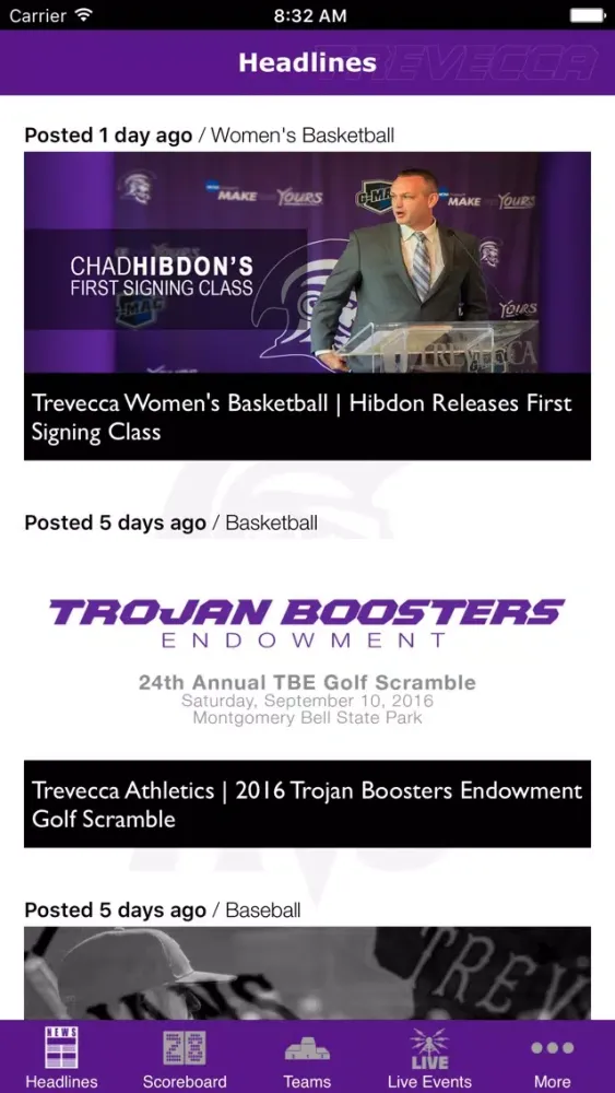 Trevecca Trojans スクリーンショット