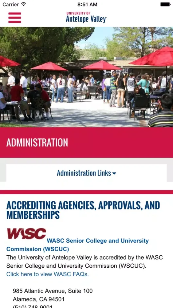 Скриншоты University of Antelope Valley