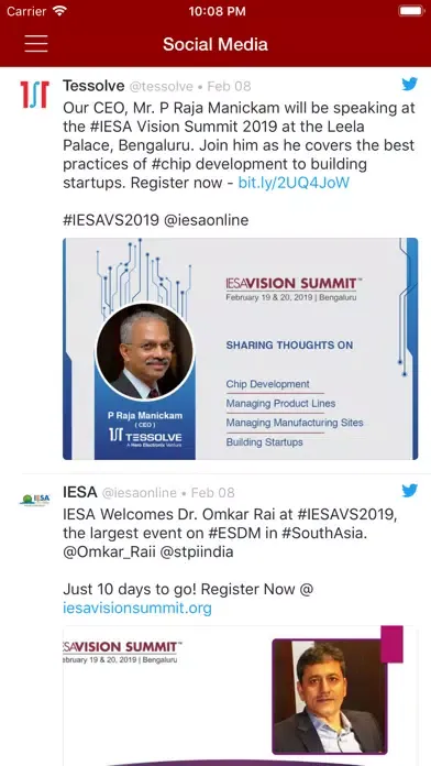 IESA Vision Summit Screenshots