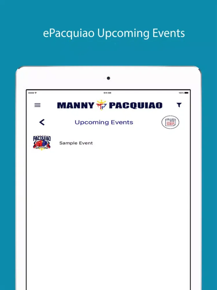 ePacquiao iPad 應用截圖