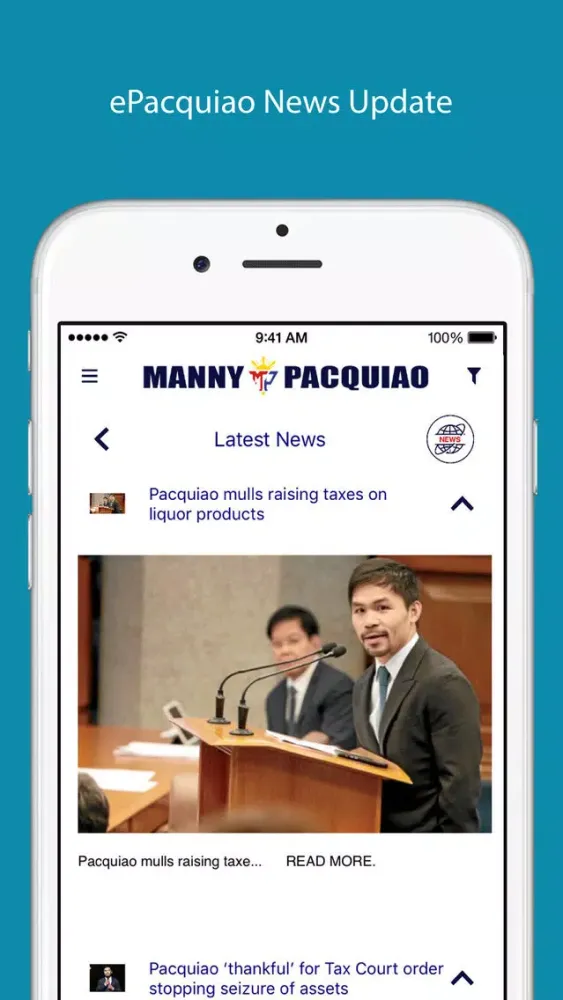 ePacquiao應用截圖