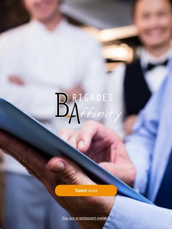 ภาพหน้าจอของ Brigades Affinity - Jobs in catering industry iPad