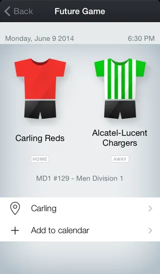 Capturas de pantalla de E2E Soccer League Centre