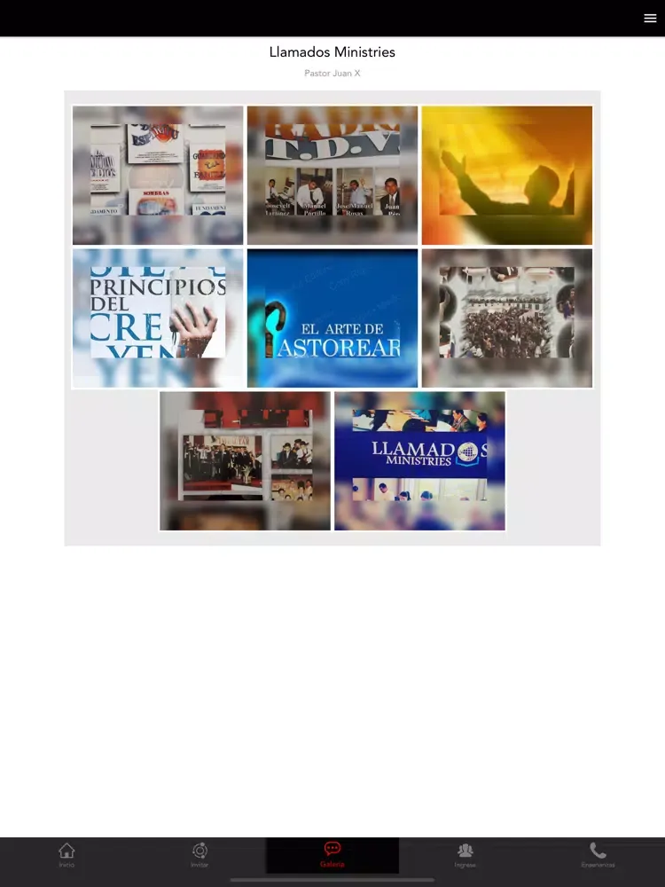 Capturas de tela do Llamados Ministries iPad 