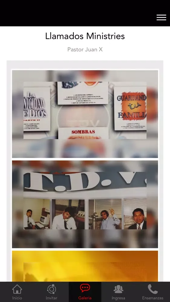 Capturas de tela do Llamados Ministries