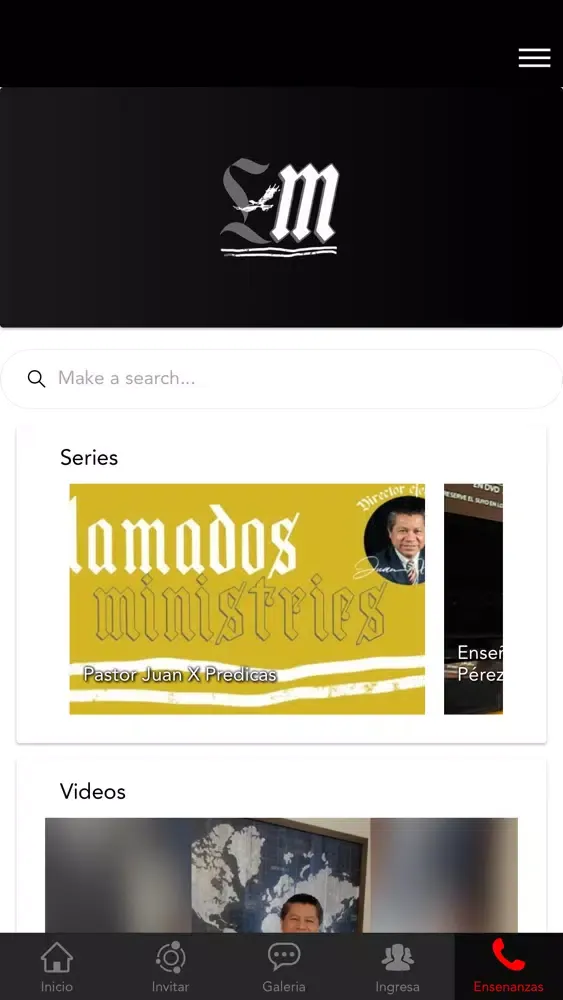 Capturas de tela do Llamados Ministries