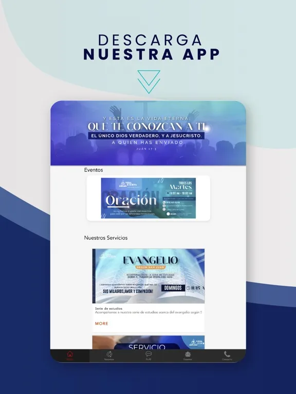 Vida Eterna App iPad  Screenshots