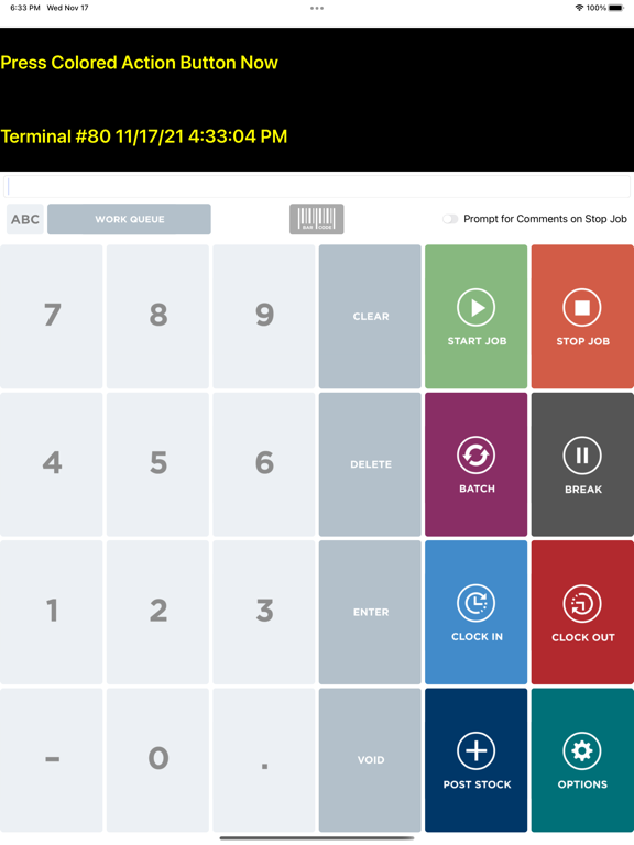 تصاویر JobBOSS²  Data Collection iPad 