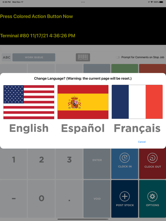 تصاویر JobBOSS²  Data Collection iPad 