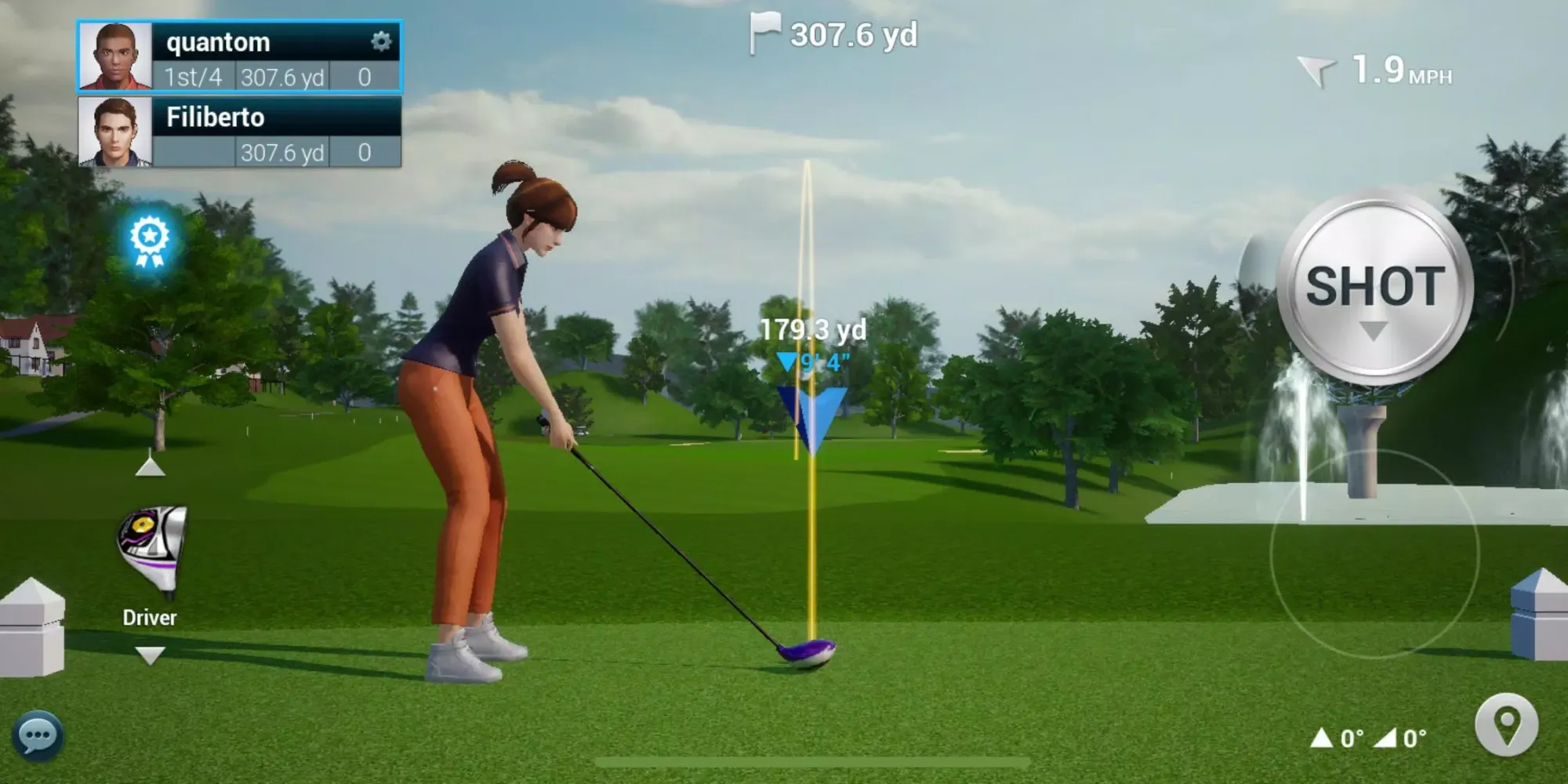 Captures d'écran de Perfect Swing