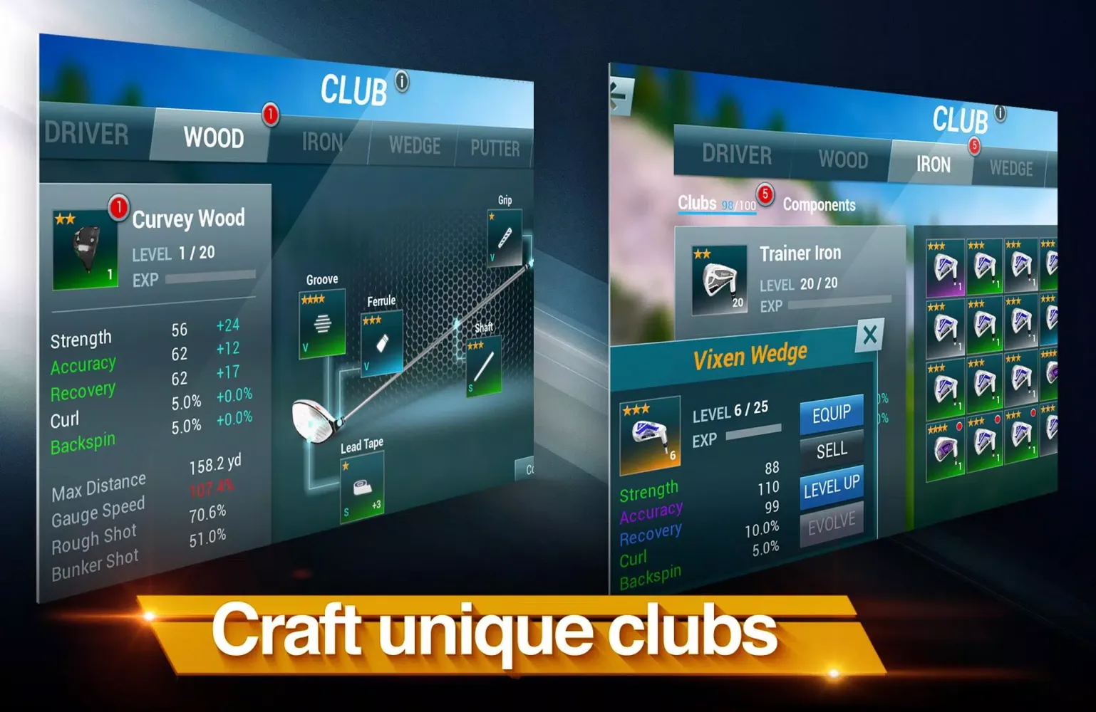 Captures d'écran de Perfect Swing