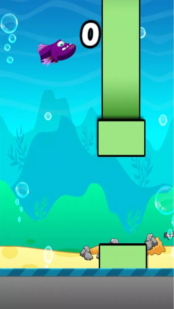 Tangkapan layar Flappy Angry Fish