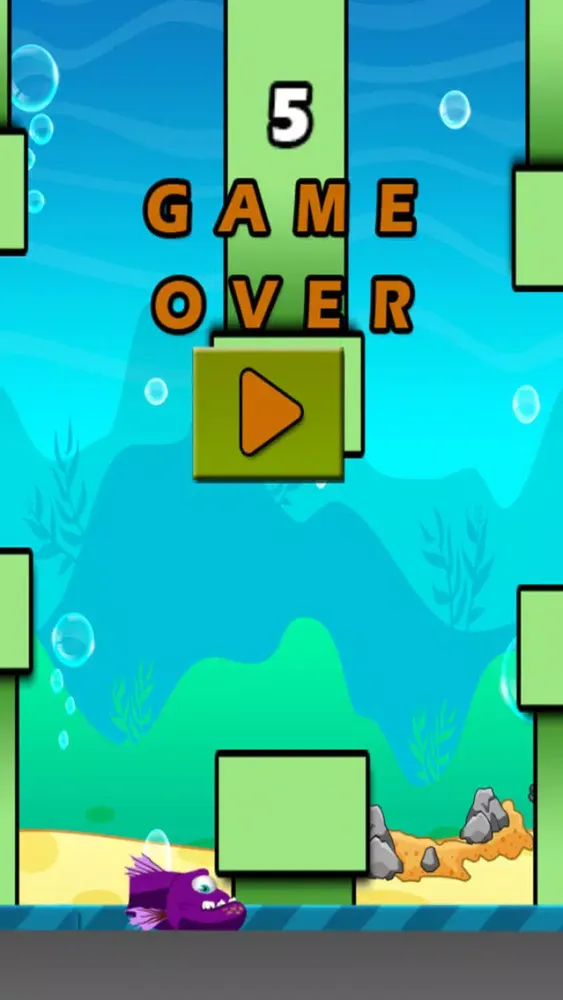 Tangkapan layar Flappy Angry Fish