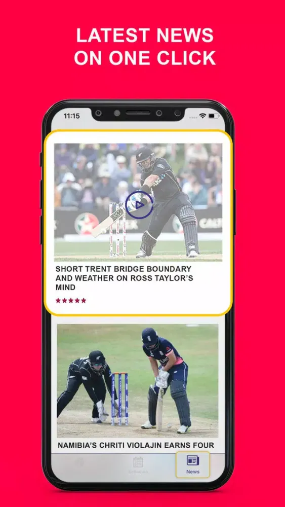 Cricket Live Updates سکرین شاٹس