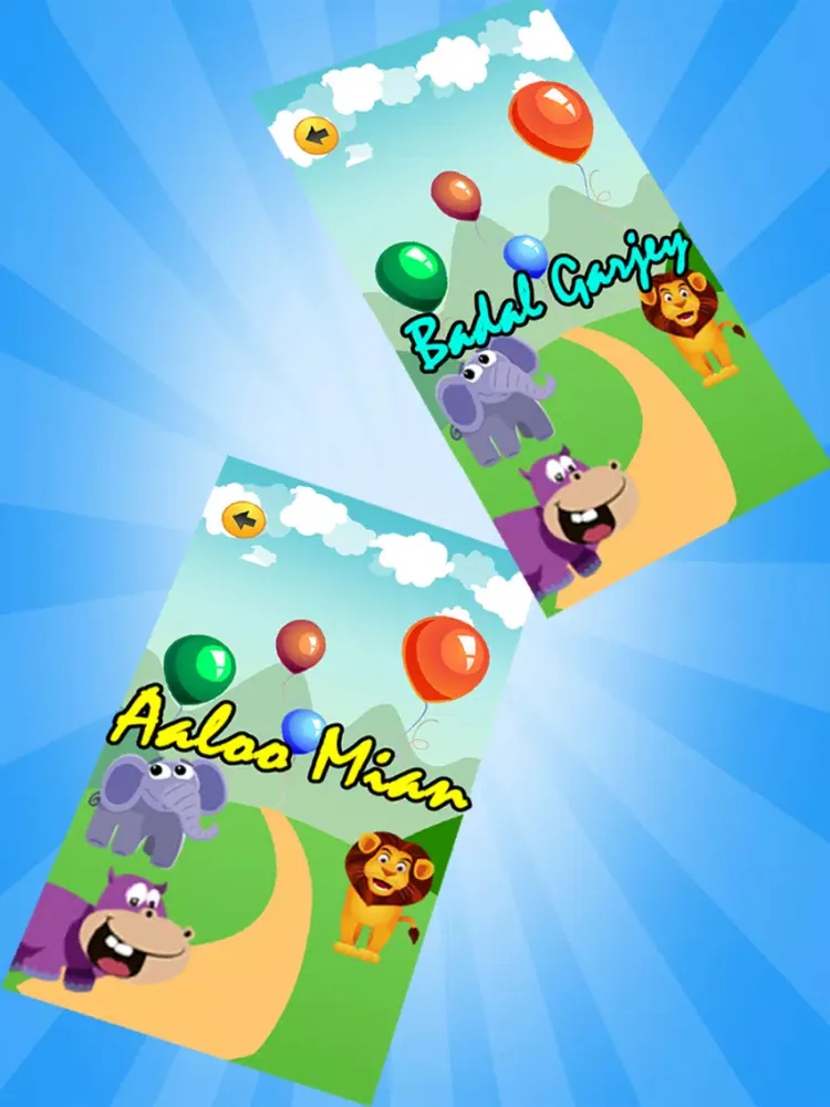 Tangkapan skrin Urdu Nursery Rhymes for Kids iPad 