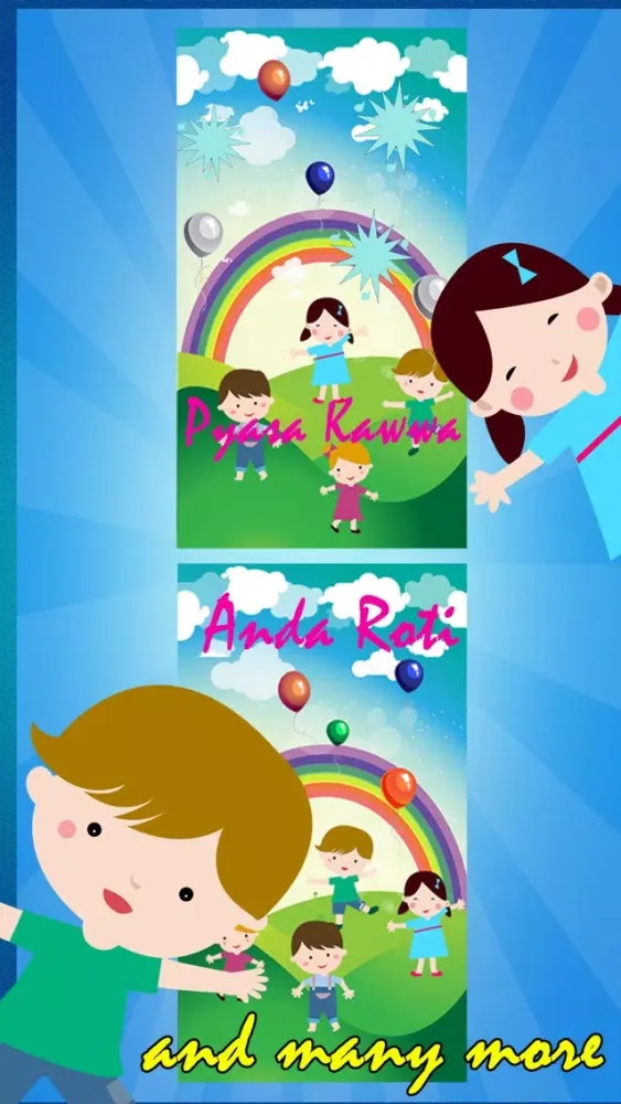 Tangkapan skrin Urdu Nursery Rhymes for Kids