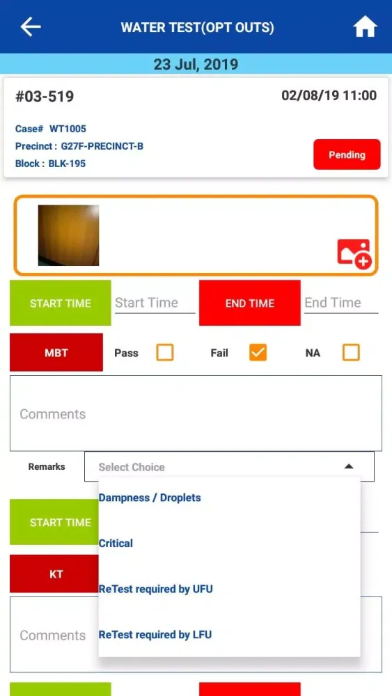 Ảnh chụp màn hình của e-BIS