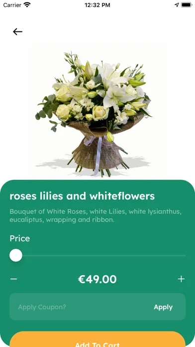 Screenshot di eFloristApp