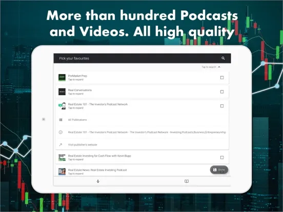 Investing Podcasts iPad  Screenshots