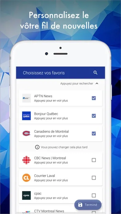 Скриншоты Quebec Nouvelles, Podcasts, TV