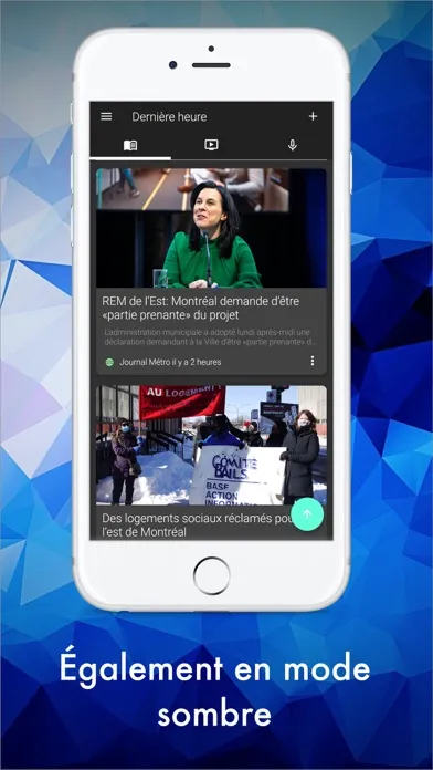 Скриншоты Quebec Nouvelles, Podcasts, TV