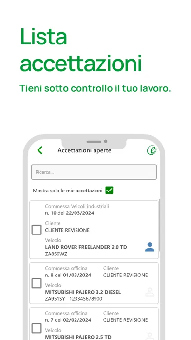 Capturas de pantalla de eService