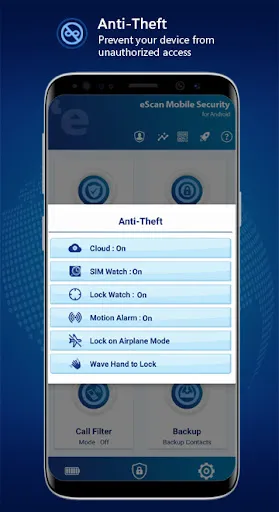 Скриншоты eScan Mobile Security