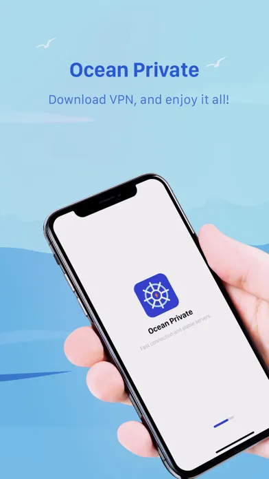 Captures d'écran de Ocean Private: Fast Secure VPN