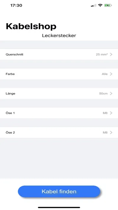Leckerstecker Kabelshop Screenshots