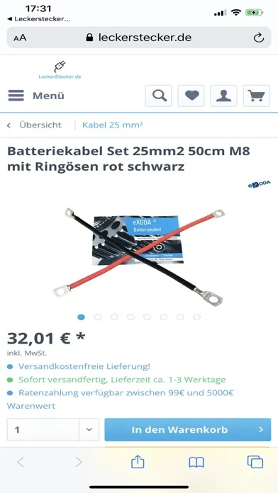 Leckerstecker Kabelshop Screenshots