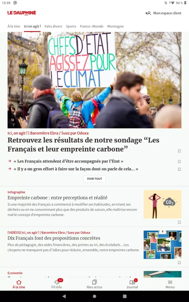 Le Dauphiné स्क्रीनशॉट