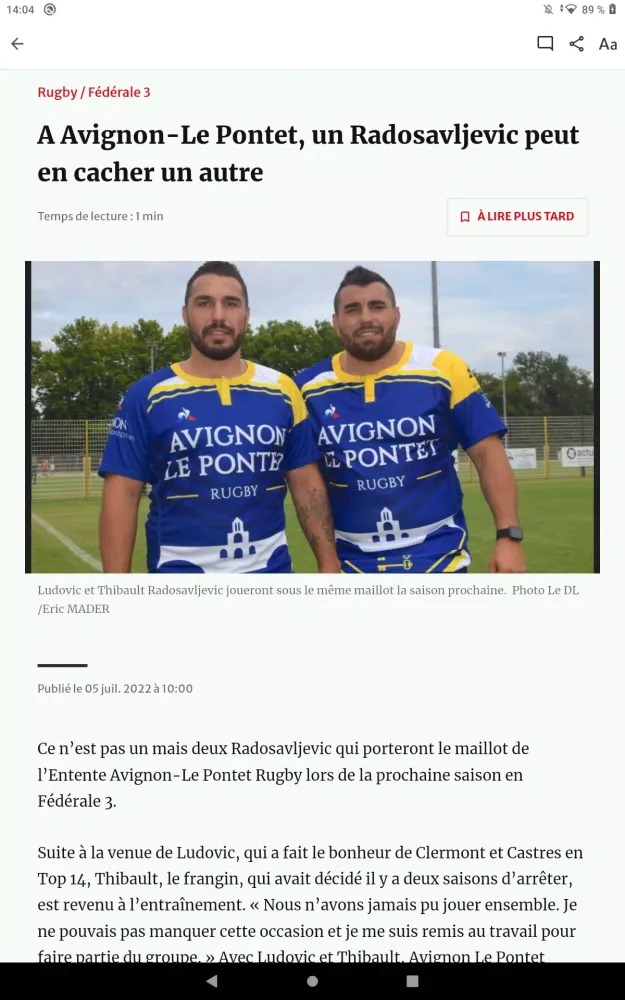 Le Dauphiné स्क्रीनशॉट