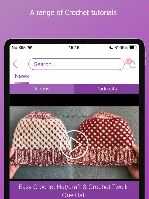 The Crochet App iPad  Screenshots