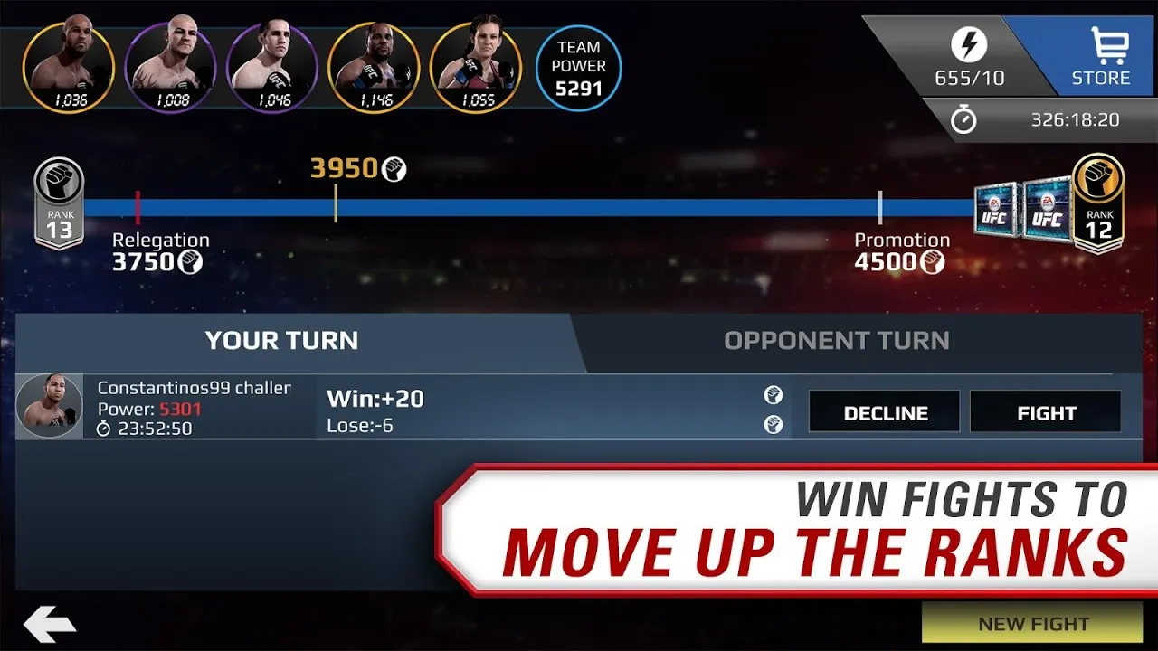 Screenshot di UFC