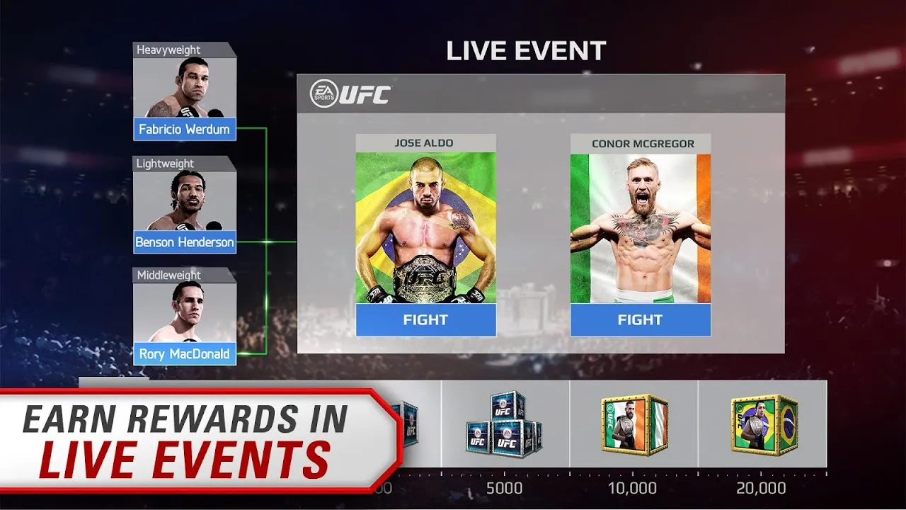 Screenshot di UFC