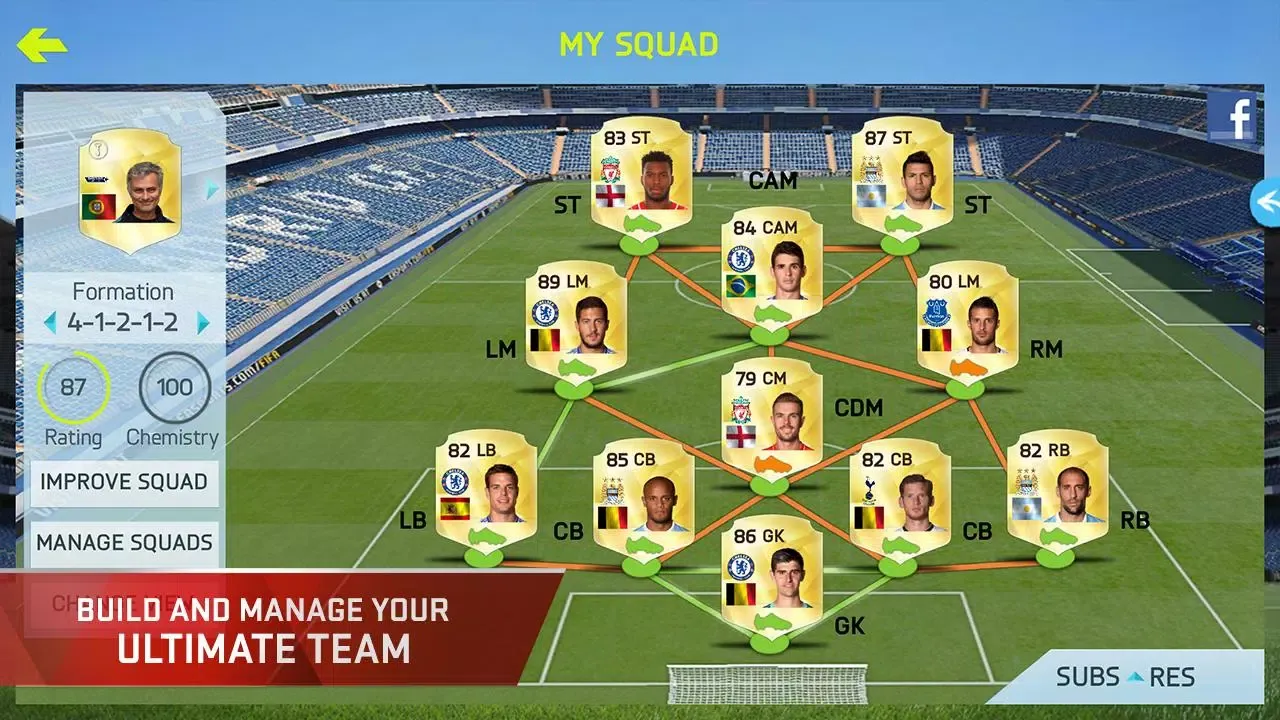 Tangkapan layar FIFA 15: UT