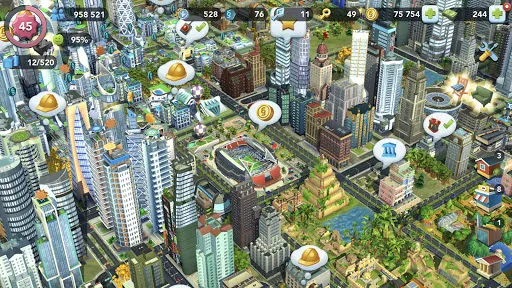 Tangkapan layar SimCity BuildIt