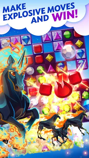 Capturas de tela do Bejeweled Stars