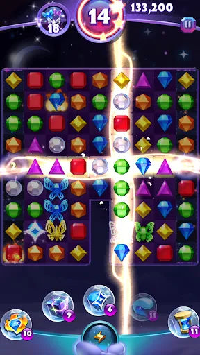 Capturas de tela do Bejeweled Stars