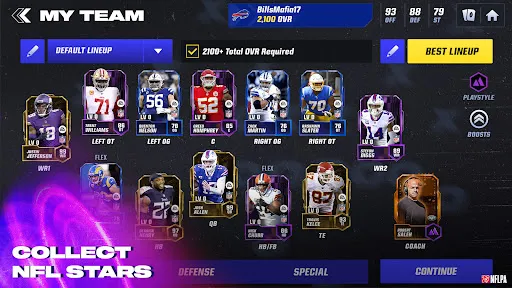 Captures d'écran de Madden NFL 24 Mobile Football