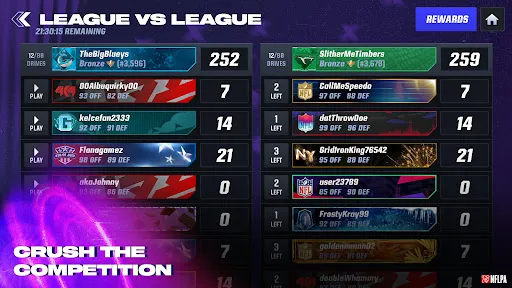 Captures d'écran de Madden NFL 24 Mobile Football