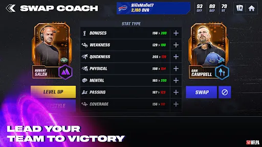 Captures d'écran de Madden NFL 24 Mobile Football