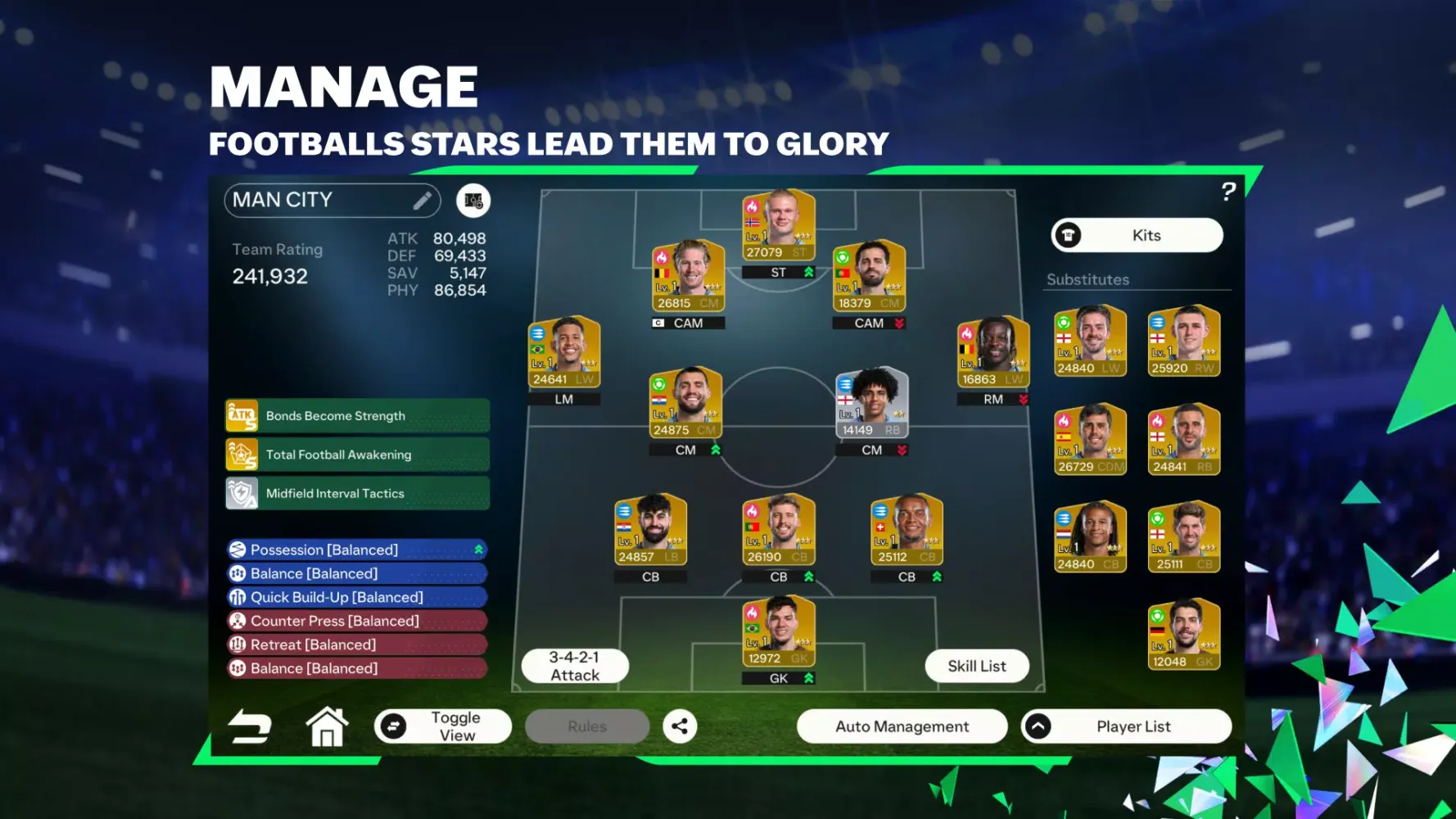 Captures d'écran de EA SPORTS FC™ Tactical